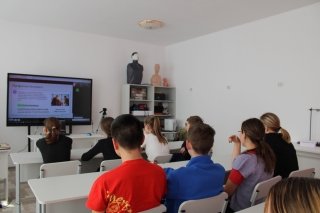 10 февраля лидеры школьного самоуправления МБОУ «Горскинская ООШ» приняли участие в мастер классе «Урок лидерства» 